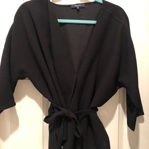 Black Madewell Wrap Top